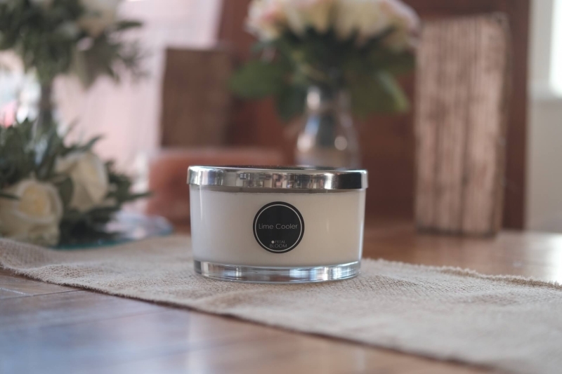 Scented 3 Wick Large Glass Candle
