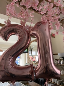 Double Digit Number foil balloons