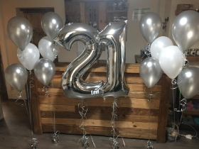Double Digit Number foil balloons