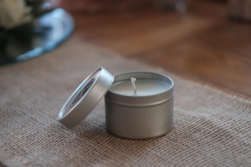 Premium Scent Small Tin Candle
